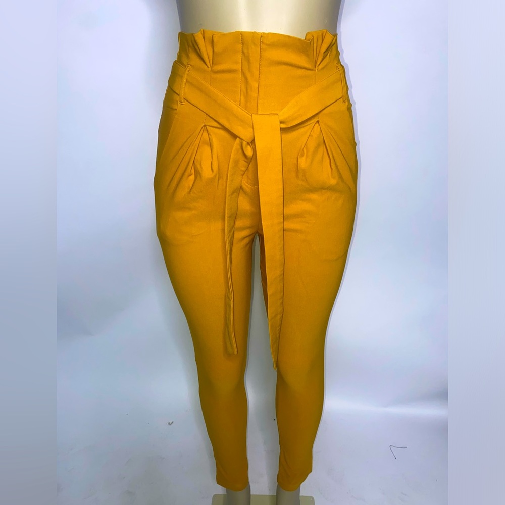 Gold Pants with matching Belt